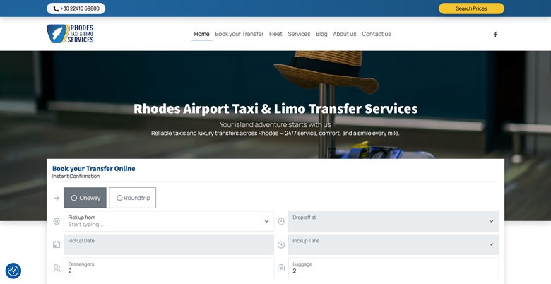 Rhodes Airport Transfer Services - Taxi and Limo Services | rhodes-taxi.gr