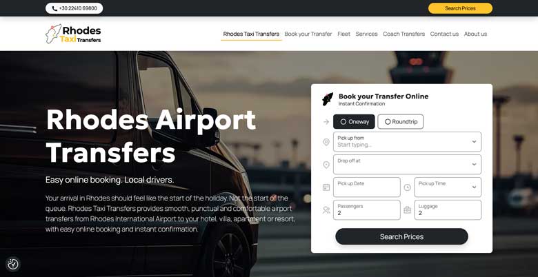 Rhodes Airport Transfer Services | Rhodes Taxi Transfers