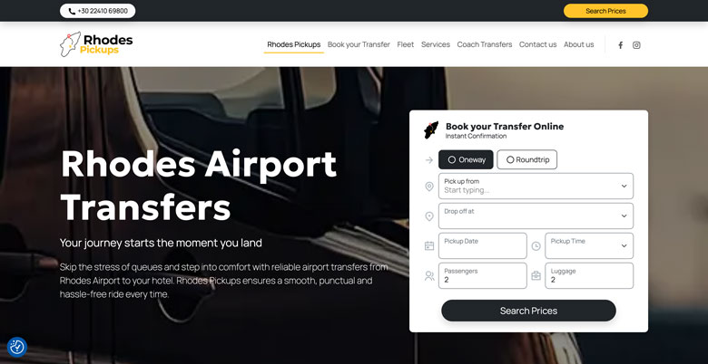 Rhodes Airport Transfer Services | Rhodes Pickups